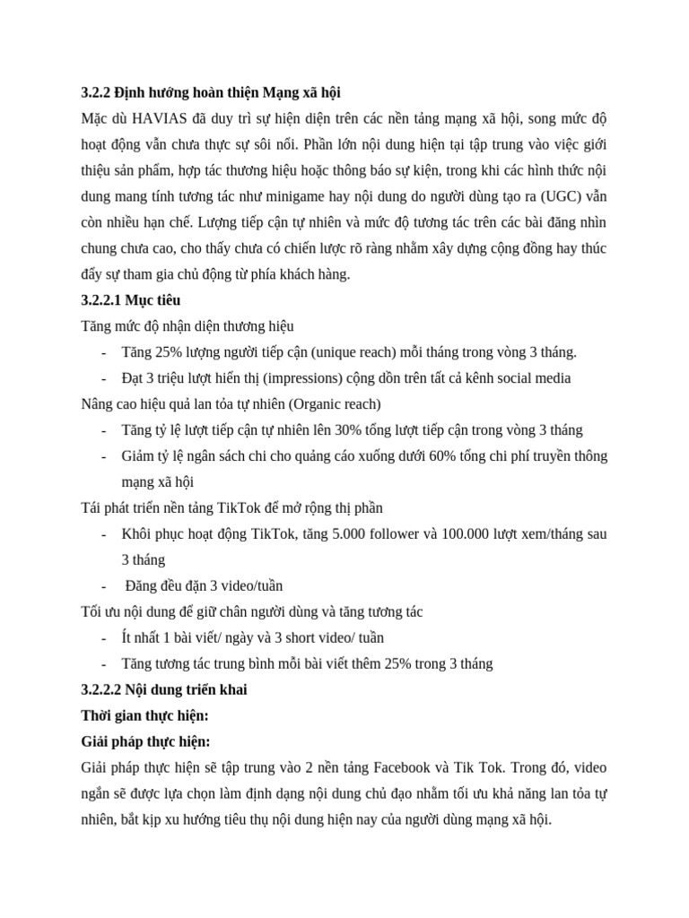Định Hướng Hoàn Thiện MXH | PDF