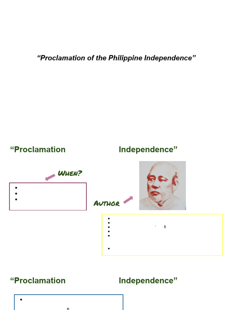 Philippine Independence Proclamation 1898 | PDF | Philippines | Spanish ...