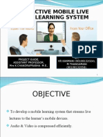 Interactive Mobile Live Video Learning System
