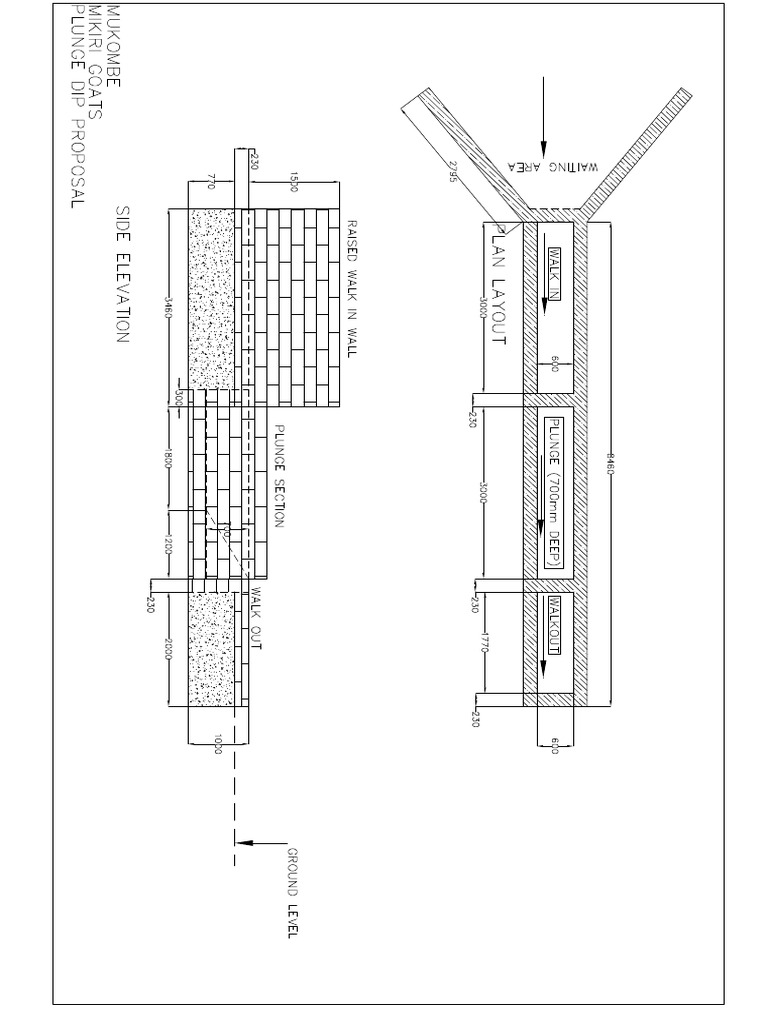 Goat Plunge Dip Plan | PDF - Plunge Dip Apartment Renovation With A Unique And Eye-Catching Feature