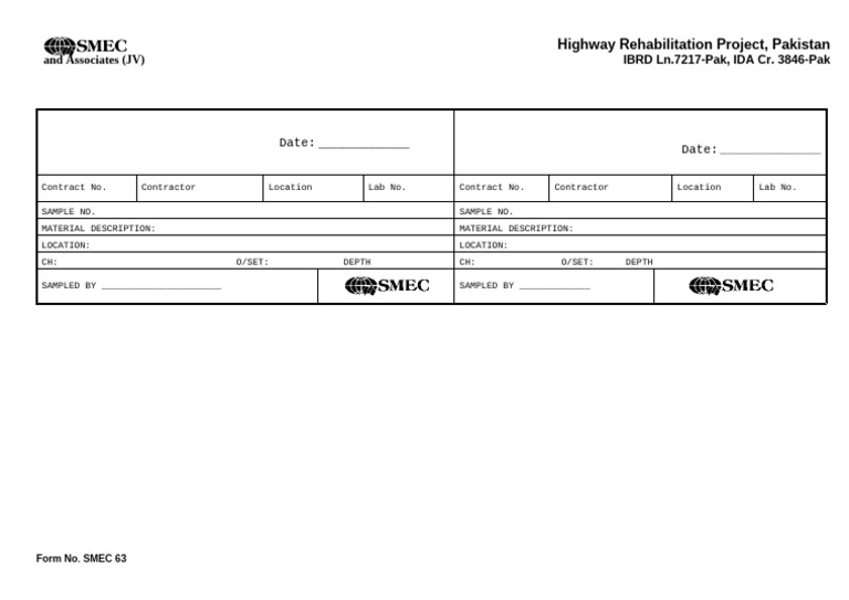 Highway Rehabilitation Project Details | PDF