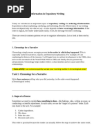 Chronological Order Essay Examples | PDF | Essays | Narrative