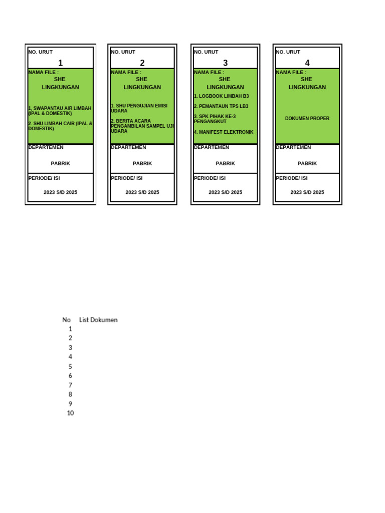 Form Untuk Odner | PDF