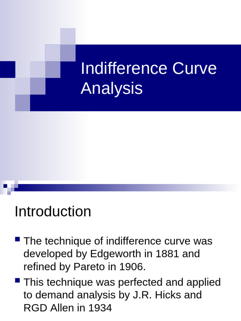 Indifference Curve Analysis 2VlHmtsA4i | PDF | Utility | Economics