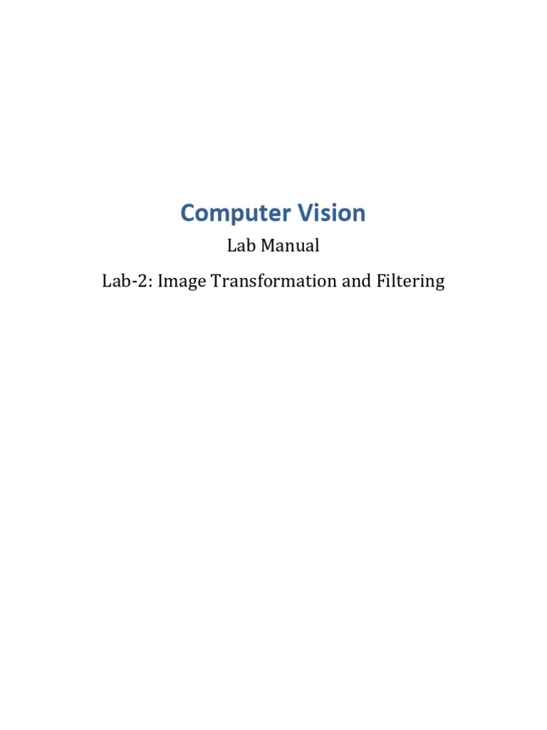 Image Processing with Python and OpenCV | PDF | Computer Engineering ...