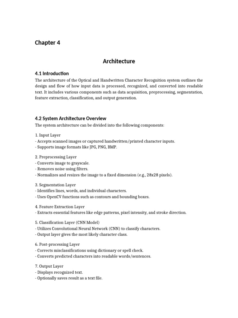 Chapter 4 Architecture | PDF