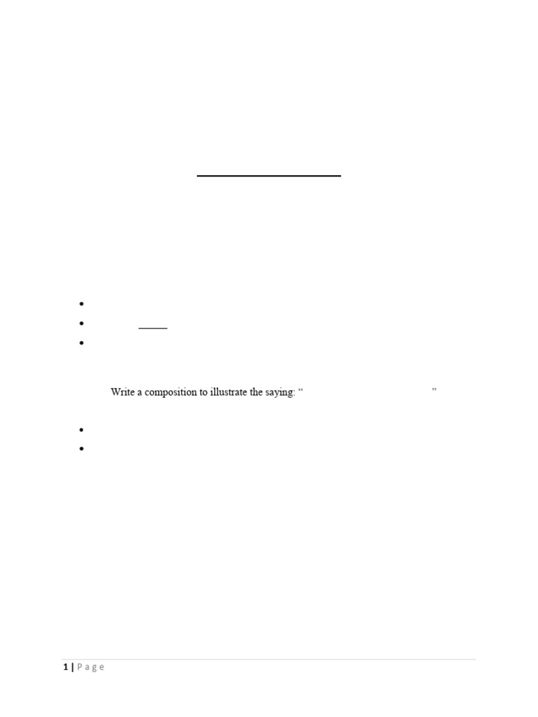 CaSPA 2025 English Marking Scheme | PDF | Zimbabwe
