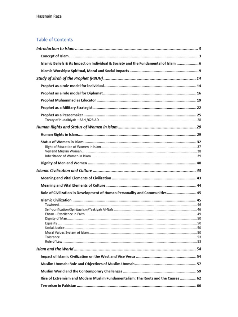 Notes Islamiyat | PDF | Prophets And Messengers In Islam | Hajj