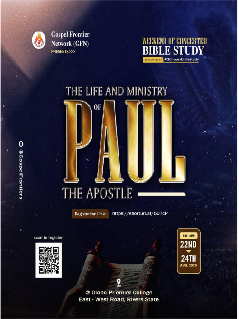 Apostle Paul's Life and Ministry Overview | PDF | Paul The Apostle ...