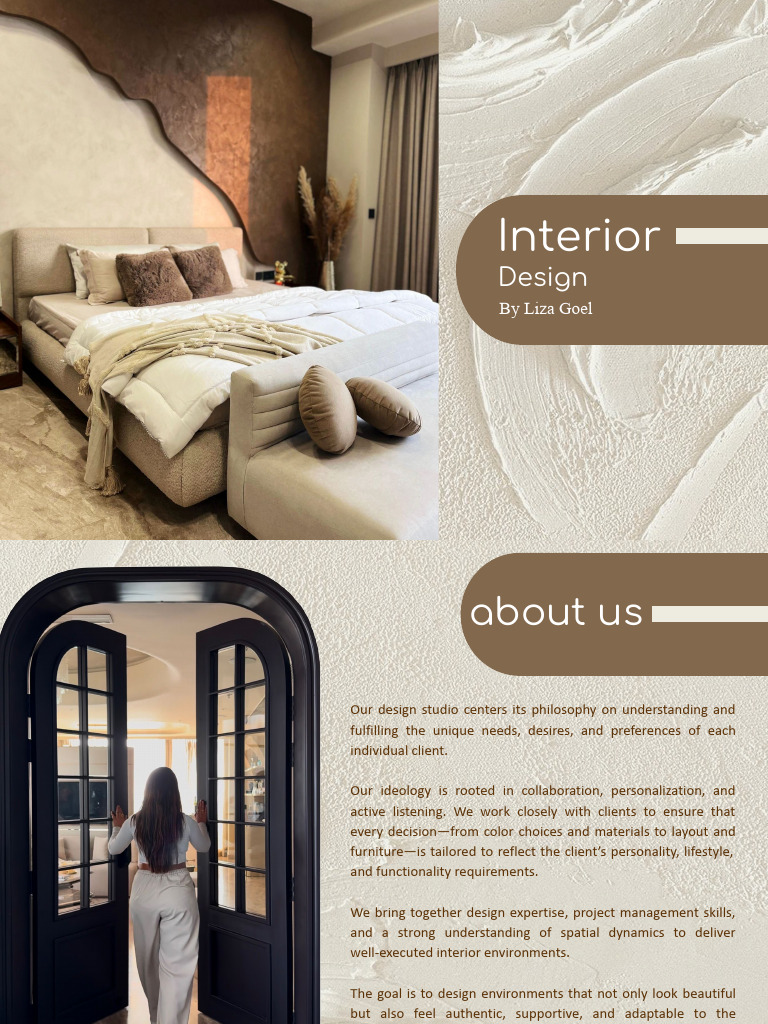 Liza Goel's Interior Design Philosophy | PDF | Architectural Design ...
