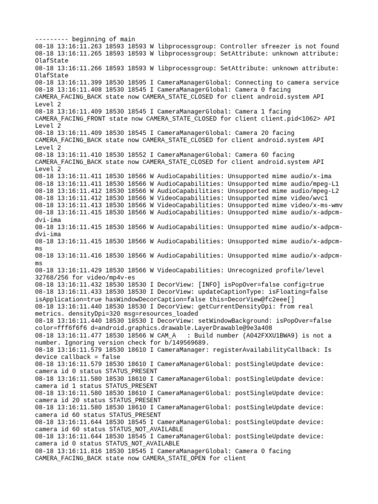 Log Cat 1755497771122 | PDF | Software Development | Software