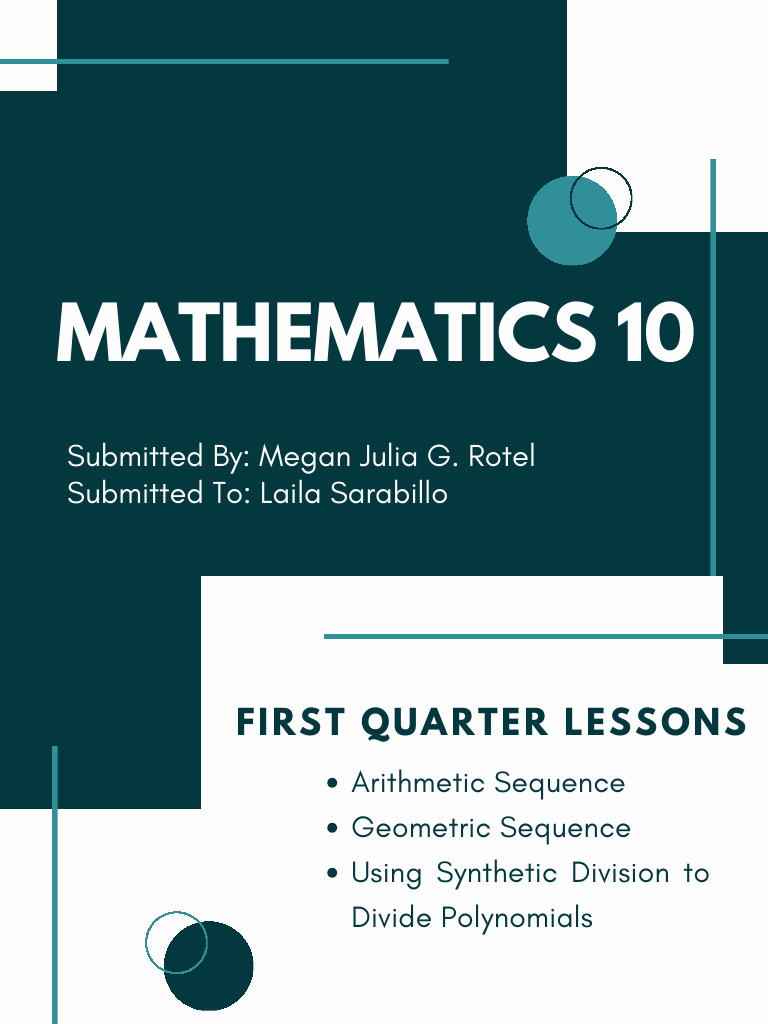 Blue Green Math Education Presentation - 20250907 - 224547 - 0000 | PDF