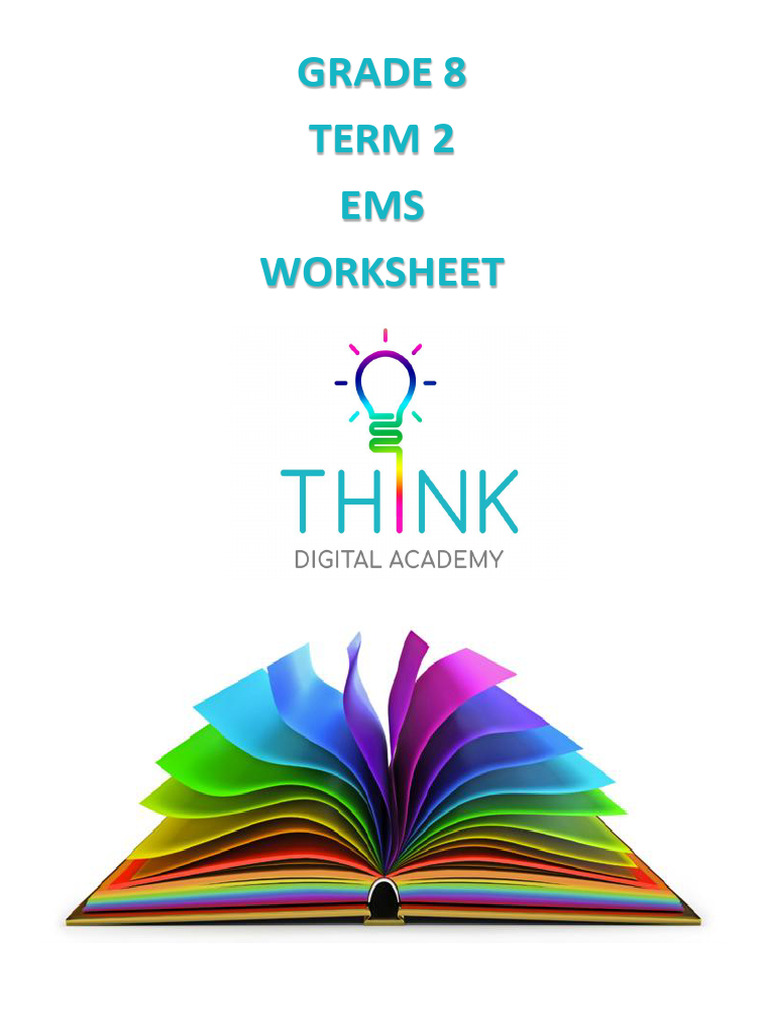 Ems Grade 8 TRRM 2 Worksheet | PDF | Entrepreneurship | Labour Economics