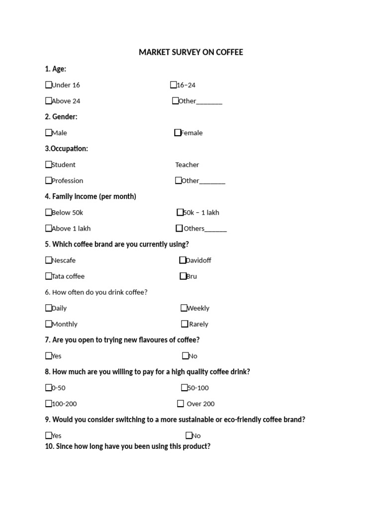 Coffee | PDF