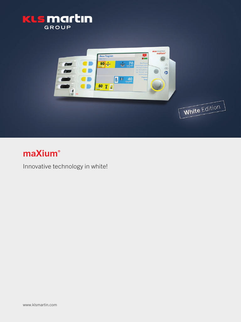 90-288!02!11 MaXium Innovative Technology in White | PDF | Usability