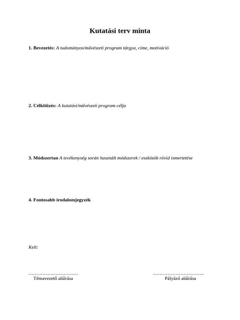 Kutatasi Terv Minta | PDF