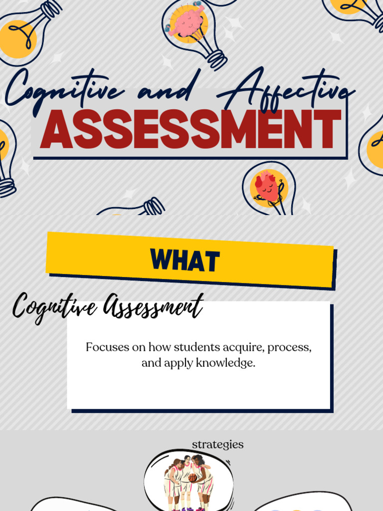Cognitive and Affective Assessment Methods | PDF | Educational ...