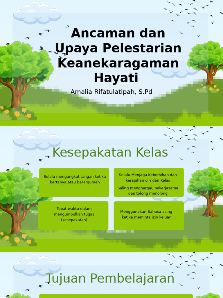 Upaya Pelestarian Makhluk Hidup | PDF