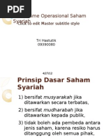 Download Mekanisme Operasional Saham Syariah by Tri Hastutik SN91487577 doc pdf