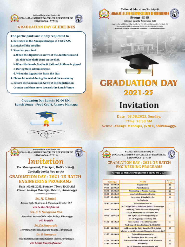 Civil Graduation Day - D | PDF