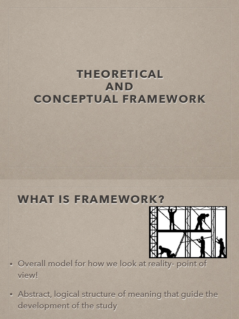 Understanding Theoretical vs. Conceptual Frameworks | PDF | Theory ...