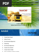 Basic Guidelines Planning and Design Highway Using Autocad Land Desktop Companion 2009