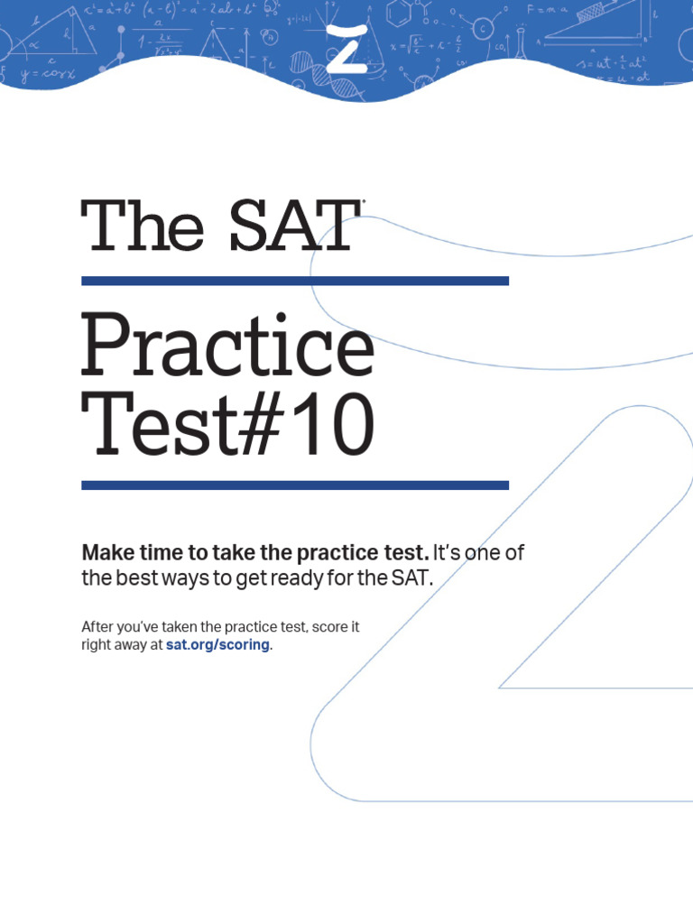 Sat Practice Test 10 | PDF | Sphere | Column