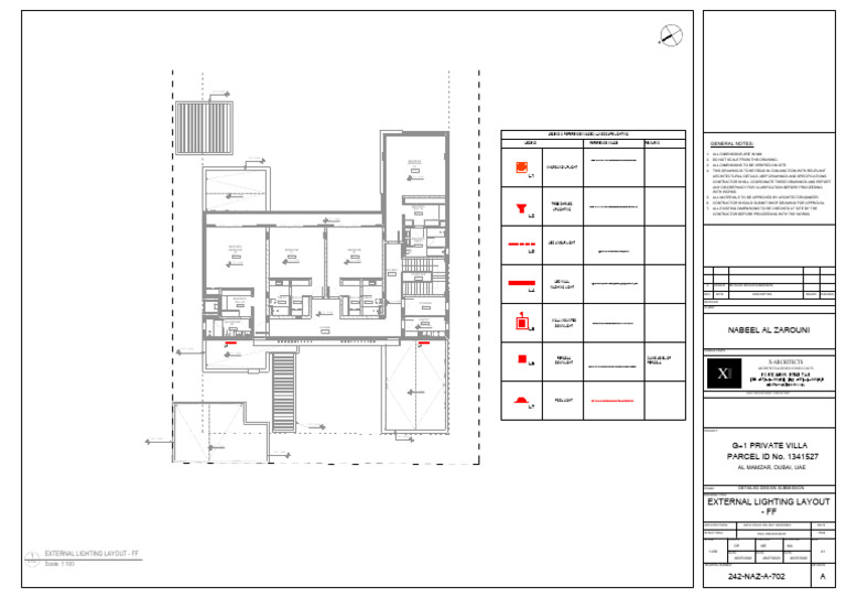 External Lighting Layout for Villa | PDF | Chess Theory | Chess