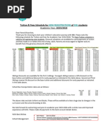 ICS School Fees 2025-2026 Breakdown | PDF | Fee | Tuition Payments