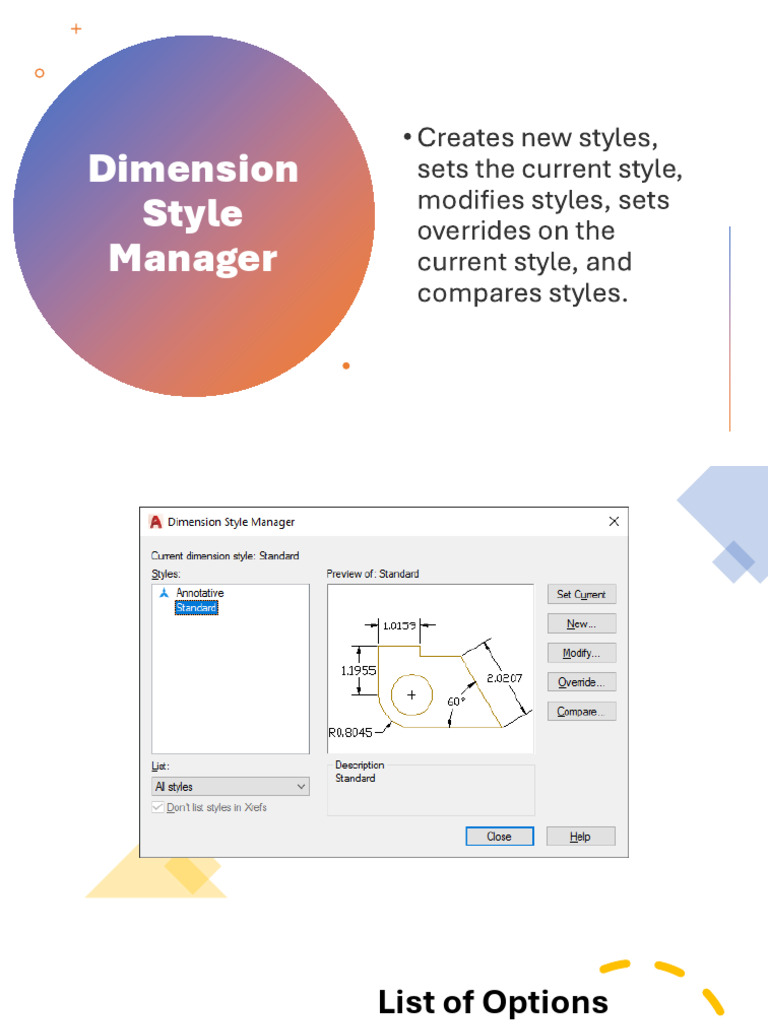 Dimension Style Manager Overview | PDF | Chess Theory | Chess