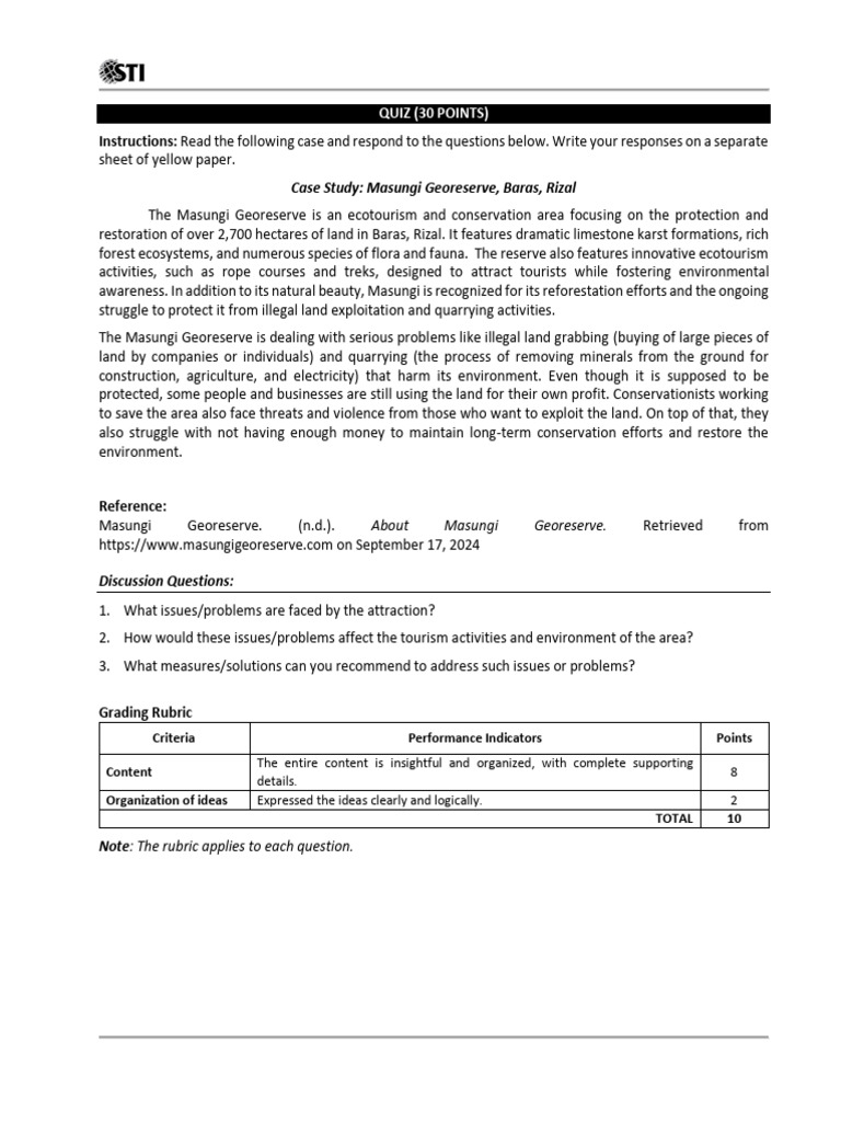 04 Quiz 1 | PDF | Natural Environment | Nature