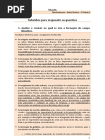 Filosofia - Questões