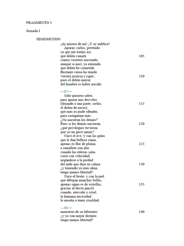 FRAGMENTO 1. Comentario. | PDF