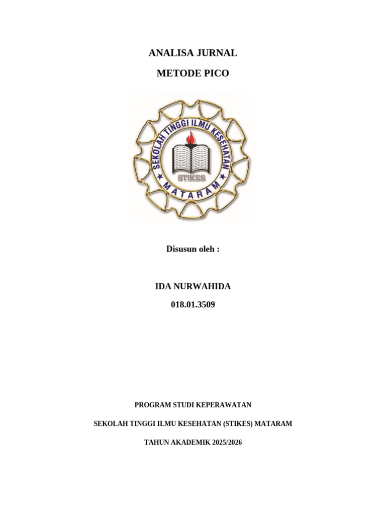 Analisa Jurnal Dengan Metode Pico | PDF