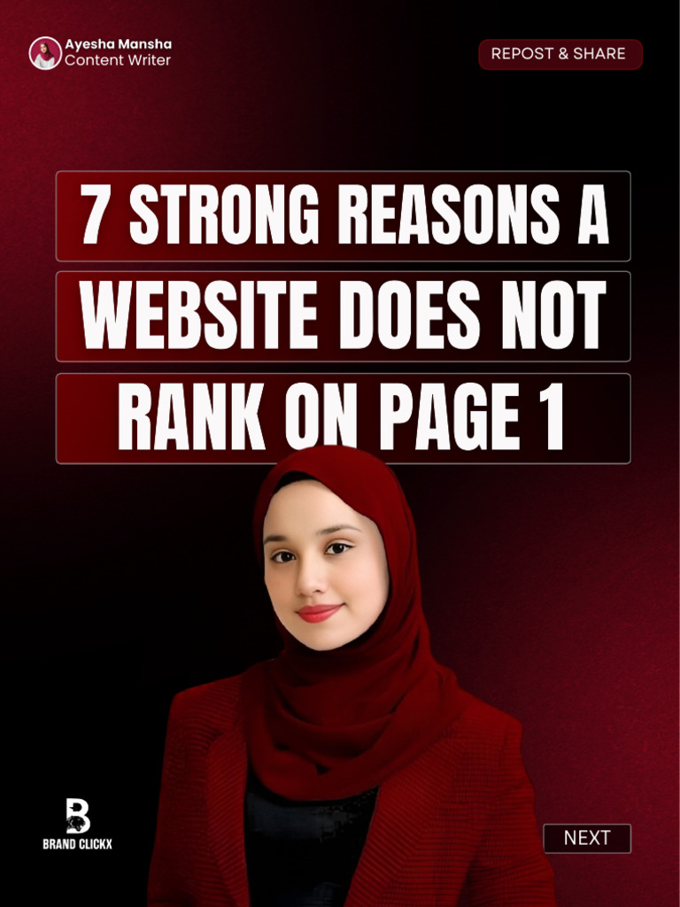 7 Mistakes That Keeps Your Website Aways From Page | PDF