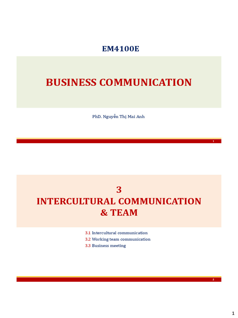 Intercultural Communication in Business | PDF | Liberal Arts Education ...