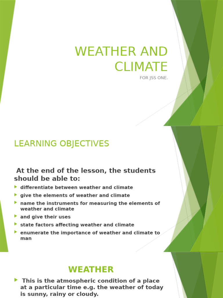Weather and Climate (Autosaved) | PDF | Weather | Rain