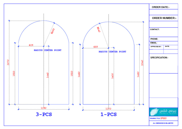 Arch Order Specifications Document | PDF