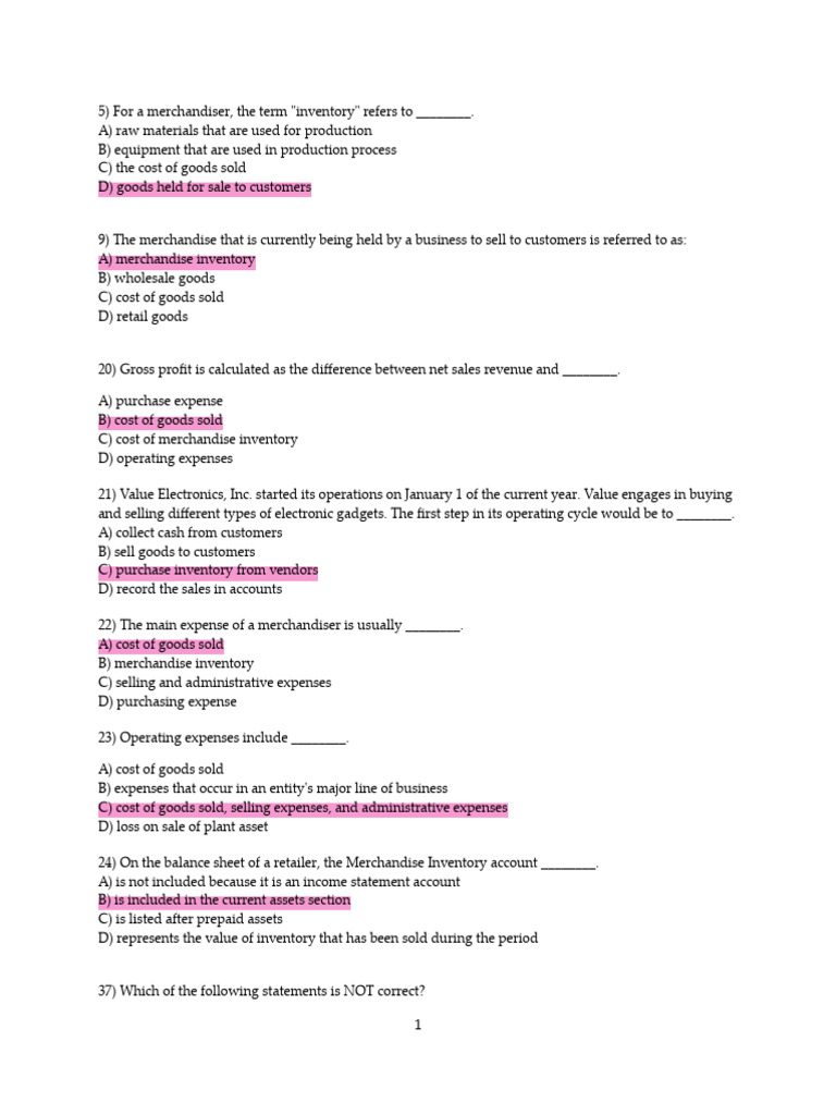 Accountıng Final Exam Sample | PDF | Debits And Credits | Expense