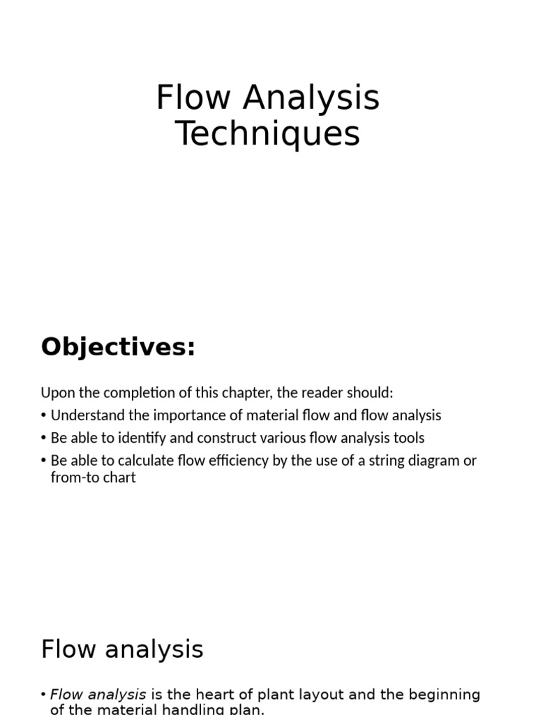 Flow Analysis Techniques for Efficiency | PDF