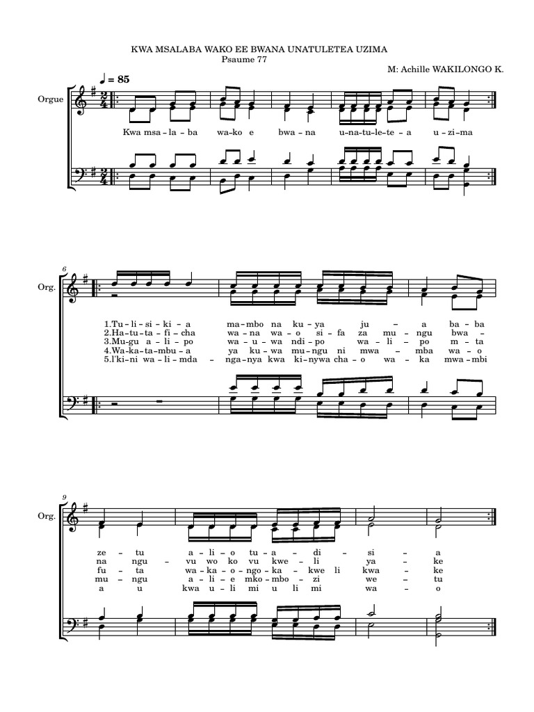 Kwa Msalaba | PDF