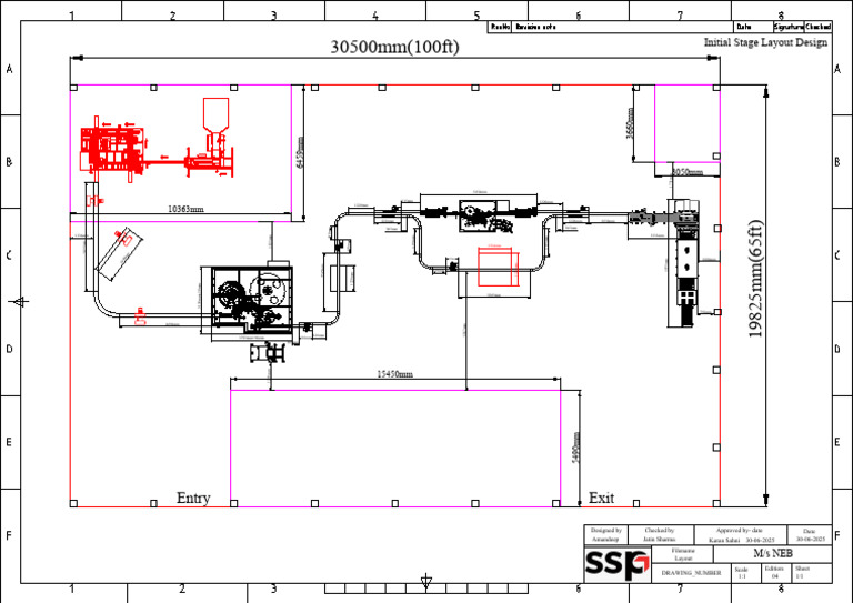 Initial Stage Layout Design Measurements | PDF