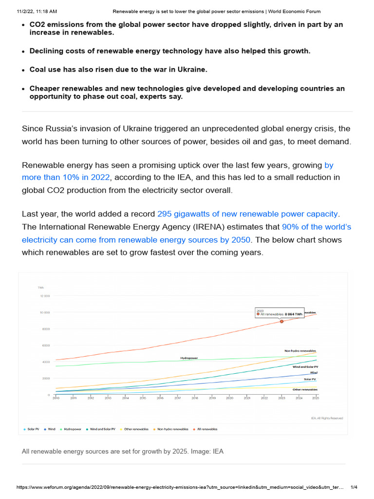 Renewable Energy's Impact on Emissions | PDF | Renewable Energy ...