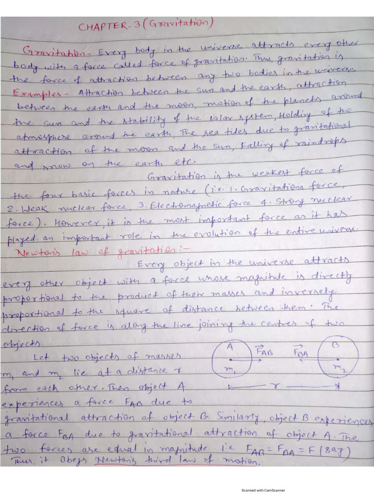Class 9 (Physics 3A) | PDF