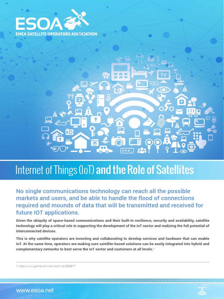 Satellite Technology's Role in IoT | PDF | Internet Of Things | Satellite