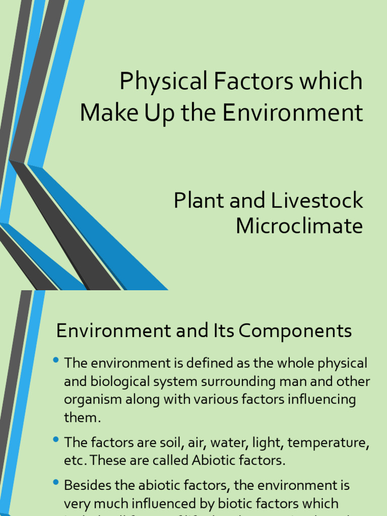 Components of the Physical Environment | PDF | Natural Environment ...