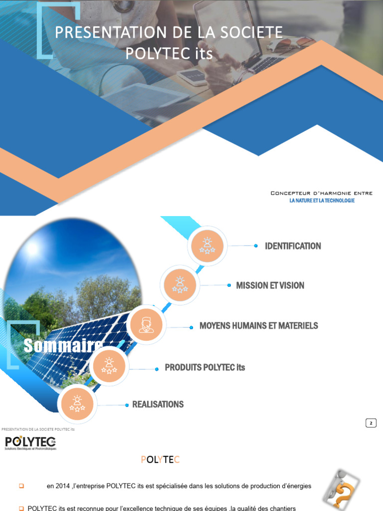 Solutions Énergétiques Innovantes de POLYTEC | PDF | Énergie solaire ...