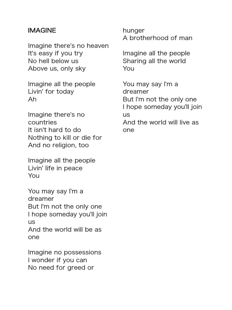 Imagine | PDF