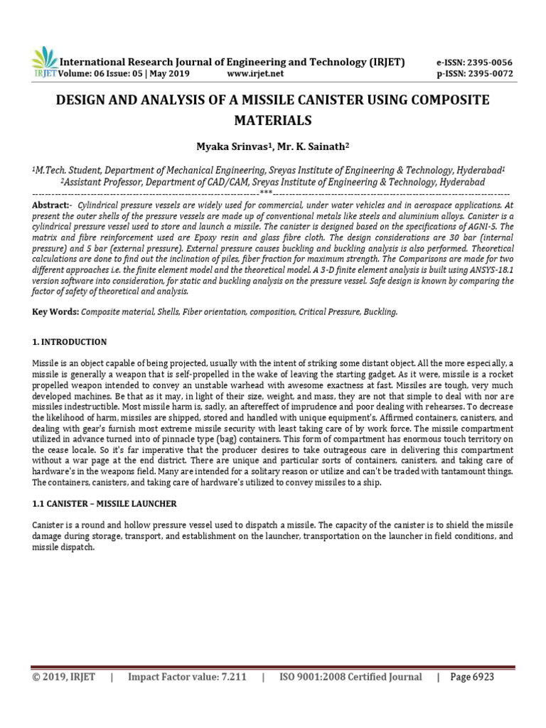 Irjet V6i5975 | PDF | Composite Material | Materials Science