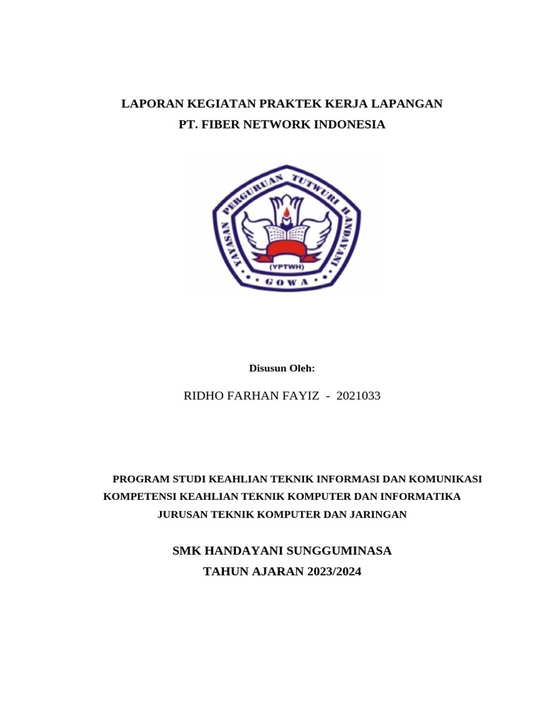 Revisi Laporan PSG Ridho Farhan Fayiz | PDF